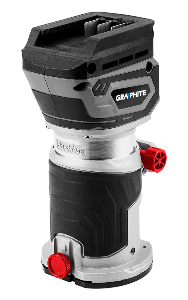 GRAPHITE Akkus szénkefementes élmaró, Energy+, 18V, akku nélkül!!! 3 év garanciával 58GE140