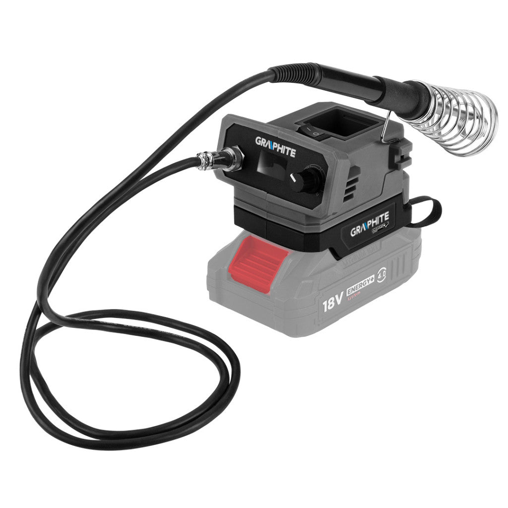 GRAPHITE Akkus forrasztóállomás, Energy+ 18V, akkumulátor nélkül 3 év garanciával 58GE143