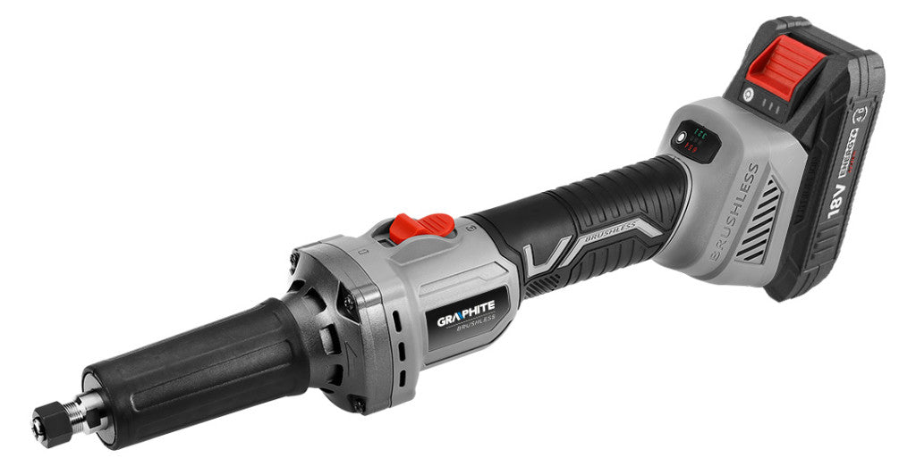 GRAPHITE Akkus szénkefementes egyenescsiszoló, Energy+, 18V, akku nélkül 3 év garanciával 58GE146