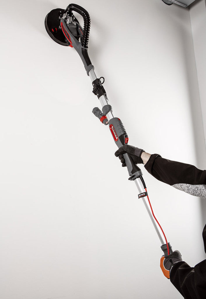 GRAPHITE Falcsiszoló 710W, 215mm, kerek és háromszögletű csiszolófej, LED világítással 3 év garanciával 59G264