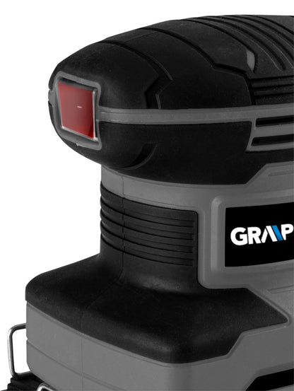 GRAPHITE Rezgőcsiszoló 240W, 110 x 100mm, 3db talppal 3 év garanciával 59G322