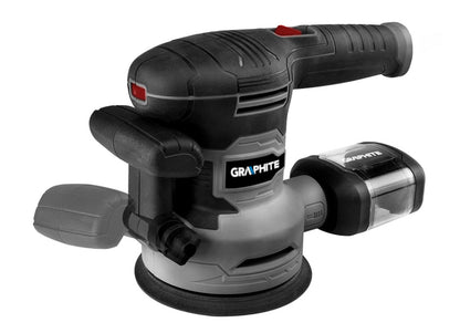 GRAPHITE Excentercsiszoló 450W, 125/150mm, kofferben 3 év garanciával 59G349