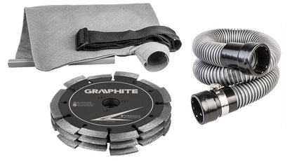 GRAPHITE Falhoronymaró 2400W, 150mm, 3-as vágókorong rendszer 3 év garanciával 59G371