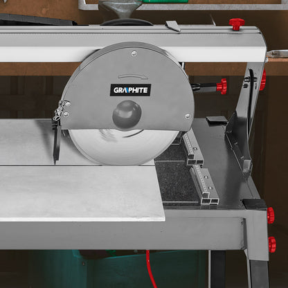 GRAPHITE Csempevágó gép 1200W, 230X25,4mm-es tárcsa, 1000mm vágáshossz, vízhűtés 3 év garanciával 59G891