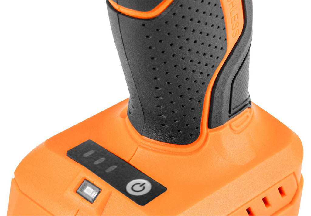 NEO TOOLS Akkus szénkefementes ütvecsavarozó, 1/2" (négyszög) Energy+, 18V, 850Nm, akku nélkül 3 év garanciával 04-608