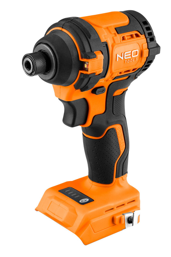NEO TOOLS Akkus szénkefementes ütvecsavarozó 1/4"(hatszög), Energy+, 18V, Kompakt méret, 300NM, akku nélkül! 3 év garanciával 04-612