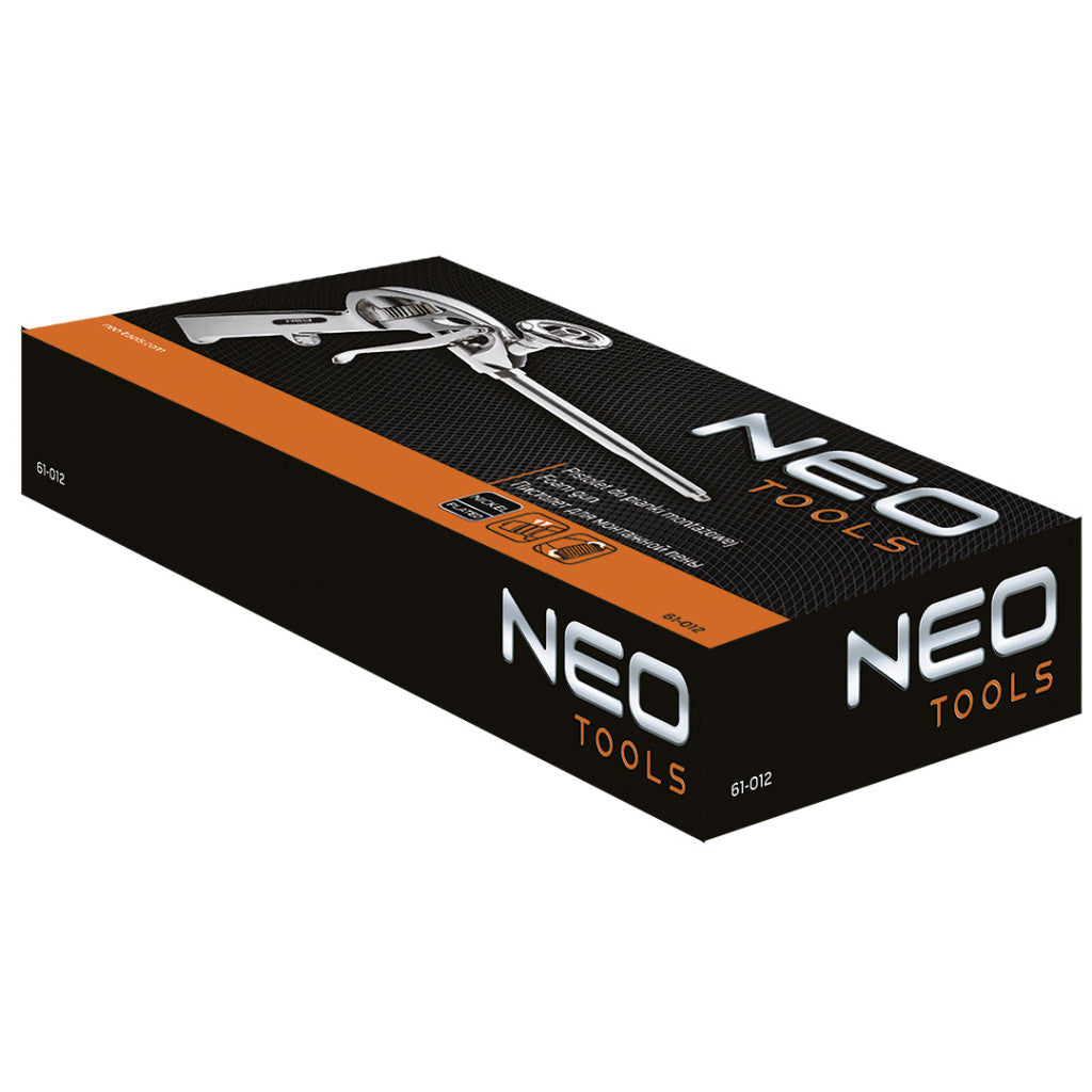 NEO TOOLS Kinyomópisztoly purhabhoz, teflon, nikkel bevonatú test alumínium ötvözetből 61-012