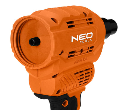 NEO TOOLS Akkus popszegecshúzó, Energy+, 18V, szegecsátmérő 2,4-6-4mm, húzóerő 12000 N 3 év garanciával 04-617