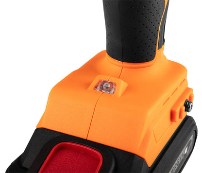 NEO TOOLS Akkus szénkefementes fúró, csavarozó, ütvefúró, Energy+, 18V Kompakt méret, 13mm fém tokmány, akku nélkül 3 év garanciával 04-619