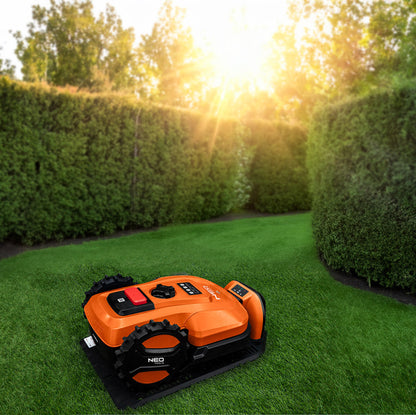 NEO TOOLS Akkus robotfűnyíró, Energy+ akkuKkal kompatibilis, IOS és Android vezérlési lehetőség 3 év garanciával 04-621