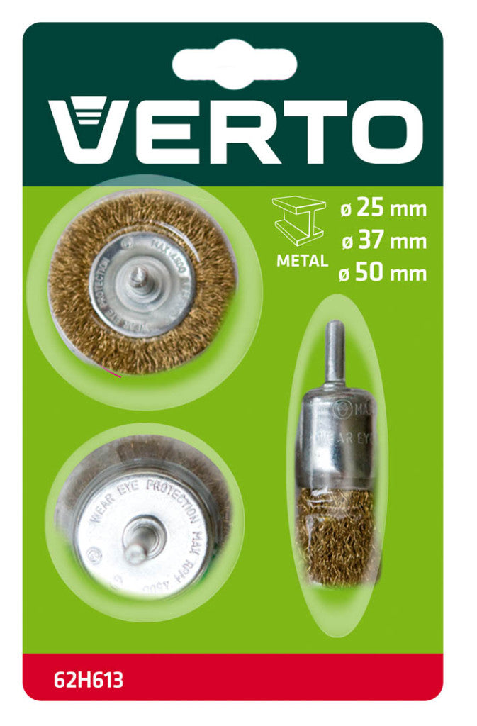 VERTO DRÓTKORONG KÉSZLET 3db, CSAPOS 62H613