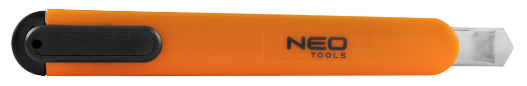 NEO TOOLS Törhető pengés kés 9mm, fém vezetősín 63-013