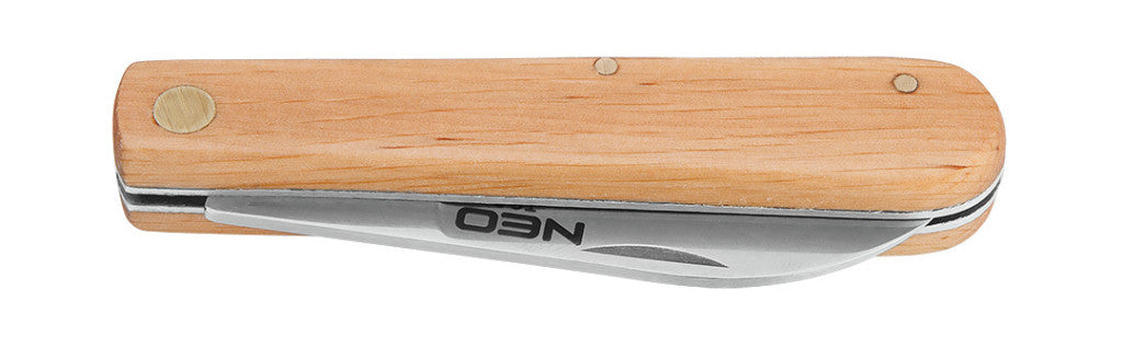 NEO TOOLS Összecsukható kés fa nyéllel 63-015