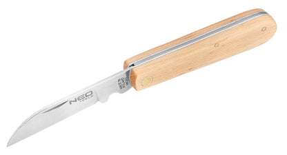 NEO TOOLS Összecsukható kés fa nyéllel 63-015