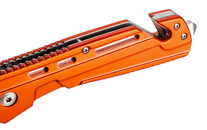 NEO TOOLS Összecsukható kés, 11,5cm, retesszel és szíjvágó pengével, penge: 8.5cm 63-026