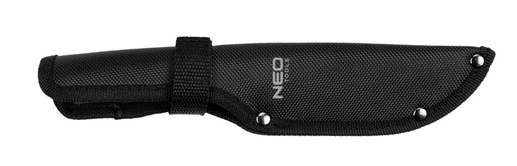 NEO TOOLS Taktikai kés, full-tang, 22cm, rozsdamentes acél, penge:10.8cm 63-108