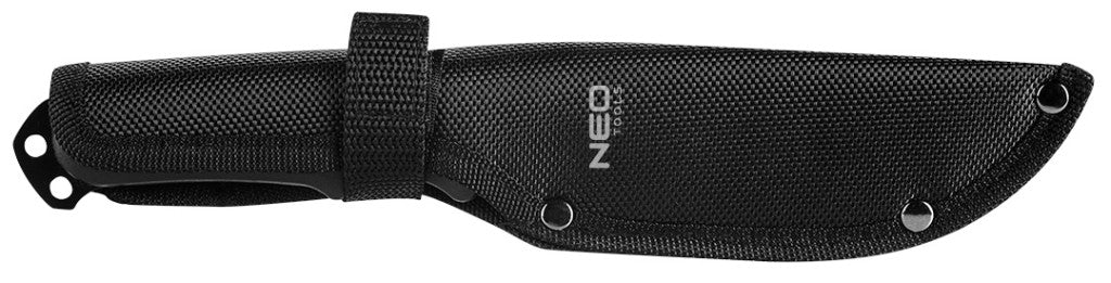 NEO TOOLS Taktikai kés, full-tang, 22cm, rozsdamentes acél, penge:10.8cm 63-108