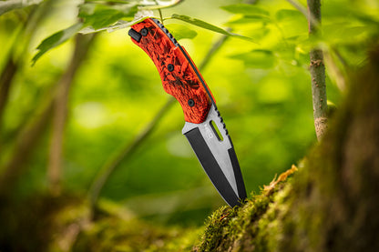 NEO TOOLS Taktikai kés, full-tang, teljes hossz 20cm, rozsdamentes acél, kovakő tűzgyújtáshoz, 9cm penge hossz 63-109