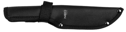 NEO TOOLS Túlélőkés, full-tang, 24cm, rozsdamentes acél, bambusz nyél, penge:14.5cm 63-116