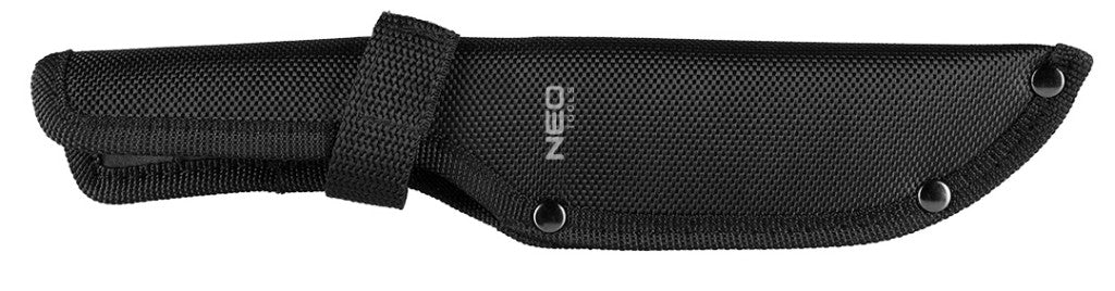 NEO TOOLS Túlélőkés, full-tang, 24cm, rozsdamentes acél, bambusz nyél, penge:14.5cm 63-116