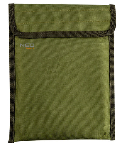 NEO TOOLS Kemping tűzhely, összecsukható, rozsdamentes acél, 16*11.5/12.8cm, súly 369g, szövet tokkal 63-126
