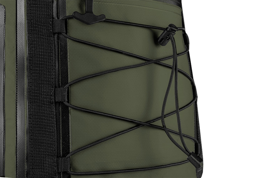 NEO TOOLS Vízálló hátizsák 600D, 30L, 32x63x18cm, sötétzöld 63-131