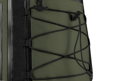 NEO TOOLS Vízálló hátizsák 600D, 30L, 32x63x18cm, sötétzöld 63-131