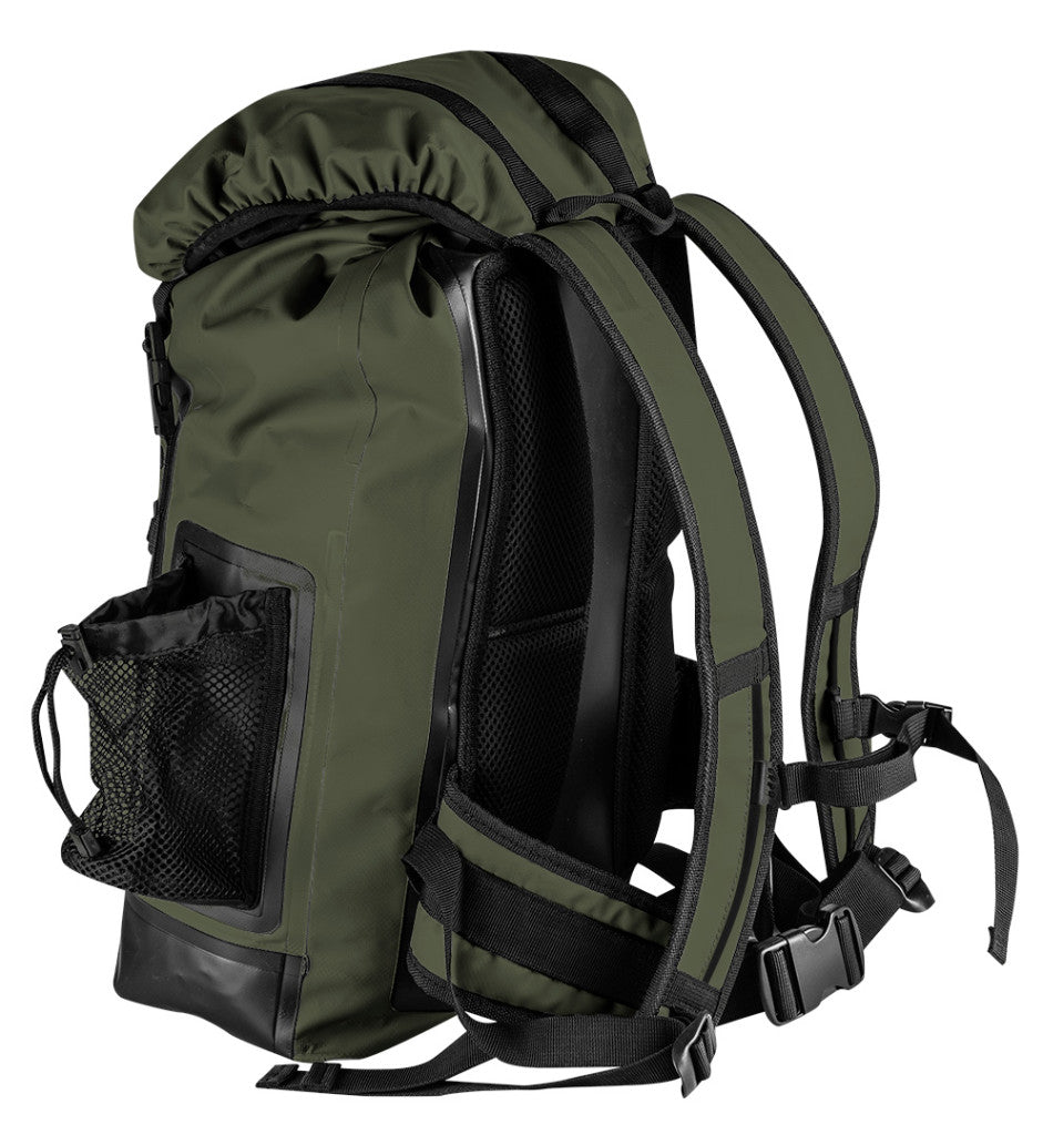 NEO TOOLS Vízálló hátizsák 600D, 30L, 32x63x18cm, sötétzöld 63-131