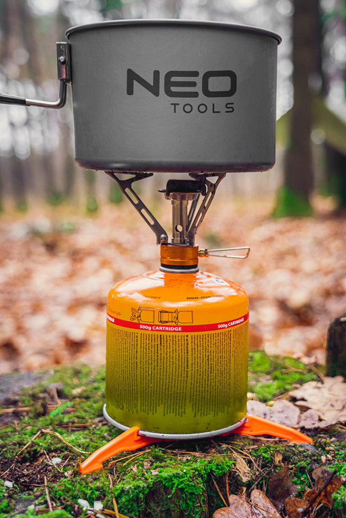 NEO TOOLS Gázégő palack tartó állvány 63-143