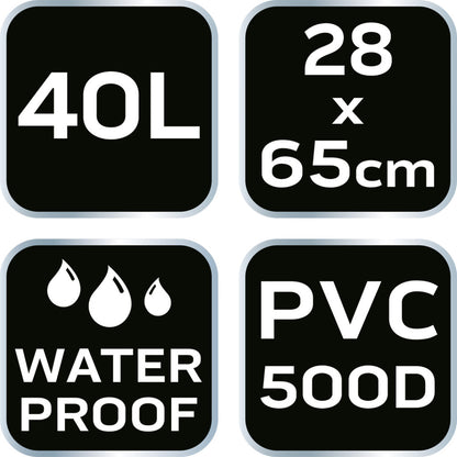 NEO TOOLS Vízálló hátizsák, PVC, 28X65cm, 40L 63-162