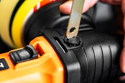 NEO TOOLS Polírozógép excenteres 710W, 125mm, 2000-4600/perc 3 év garanciával 04-700