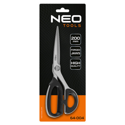 NEO TOOLS Olló, japán acél, 2k fogantyúval, 200mm 64-004