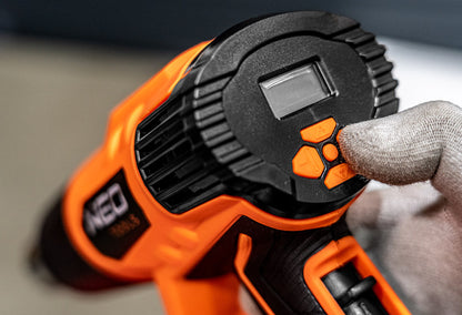 NEO TOOLS Hőlégfúvó 2000W, hőfokszabályzós I: 50ºC, II: 70-600ºC 3 év garanciával 04-710