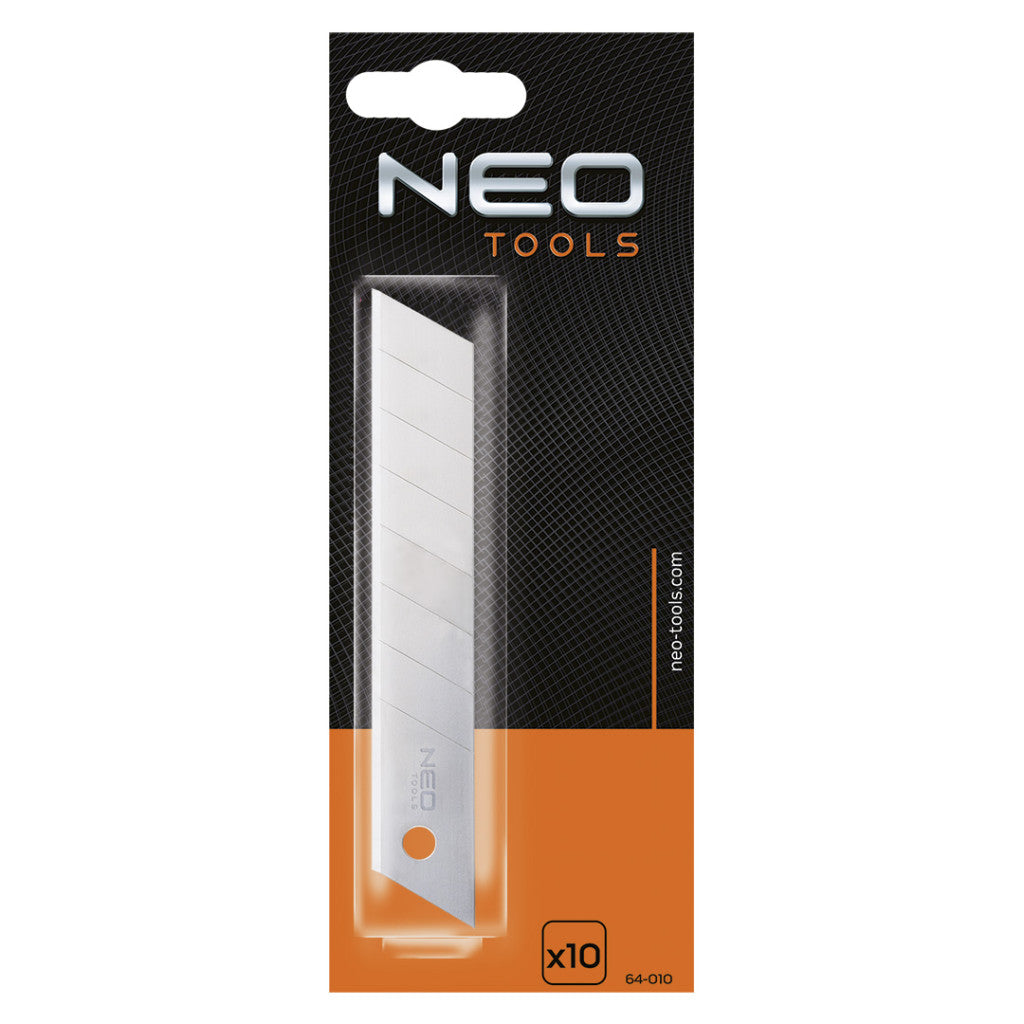 NEO TOOLS Törhető penge 18mm, 10db 64-010