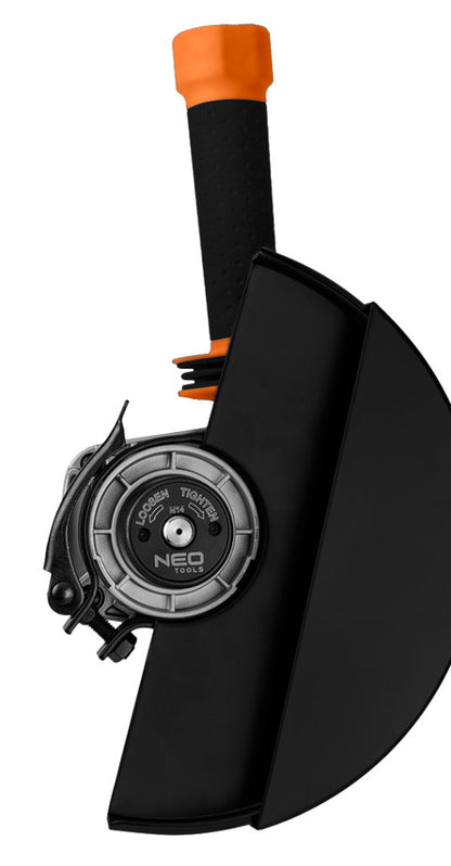 NEO TOOLS Sarokcsiszoló, 3000W, 230mm, 3m-es gumikábel, 3 állású markolat, gyorszáras rögzítőanya 3 év garanciával 04-715