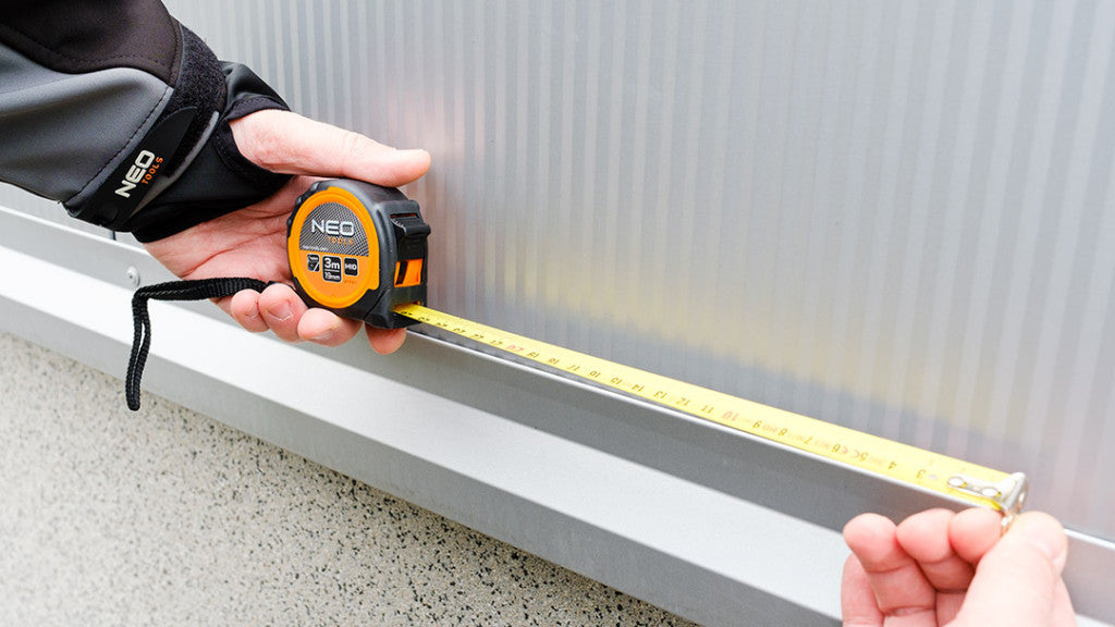 NEO TOOLS Mérőszalag 3m / 19mm, mágneses, dupla fékes 67-113-1