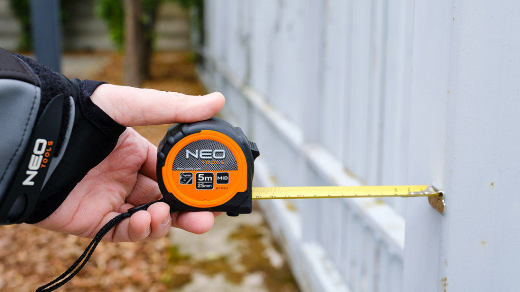 NEO TOOLS Mérőszalag 5m / 25mm, mágneses, dupla fékes 67-115-1