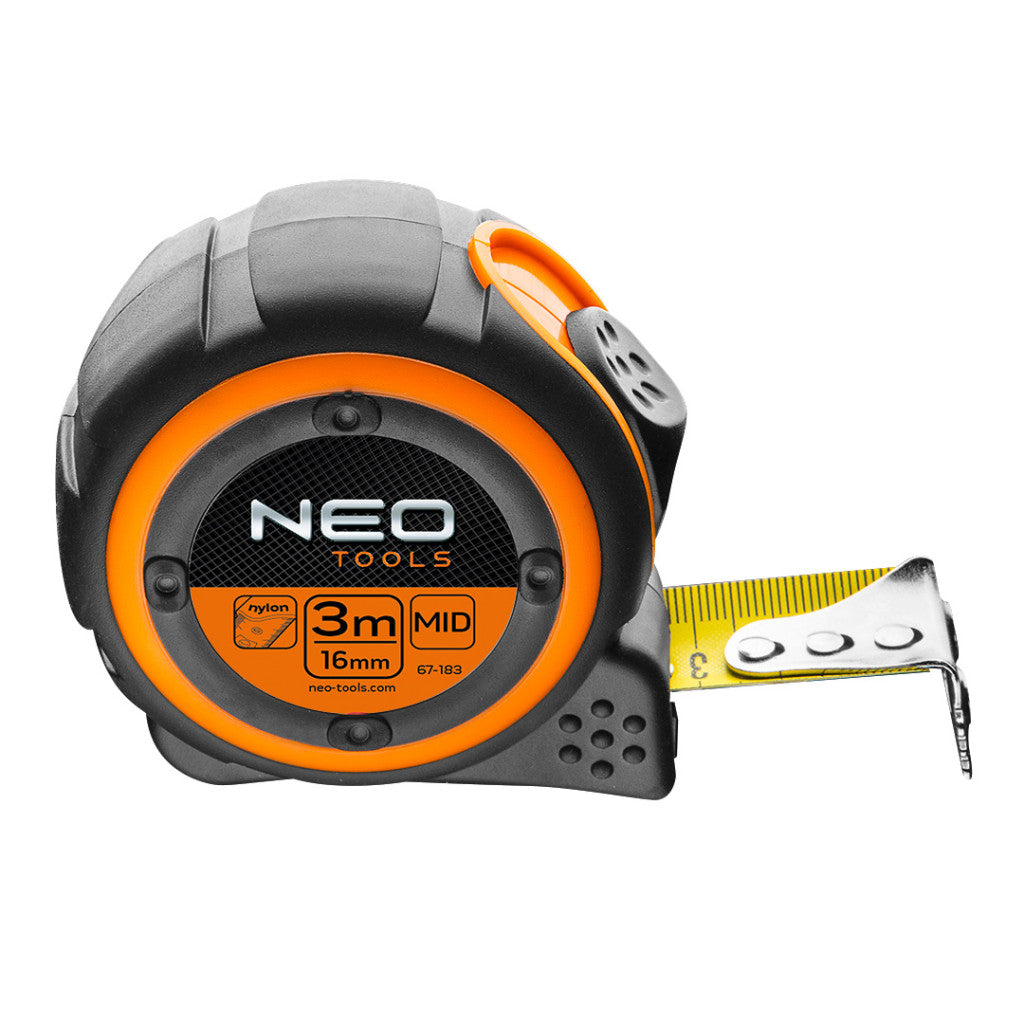 NEO TOOLS Mérőszalag 3m / 16mm, acél, mágneses 67-183