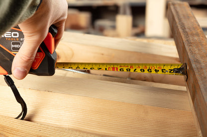NEO TOOLS Mérőszalag, 5m/19mm, acél, mágneses, autostop+ rögzítő 67-232