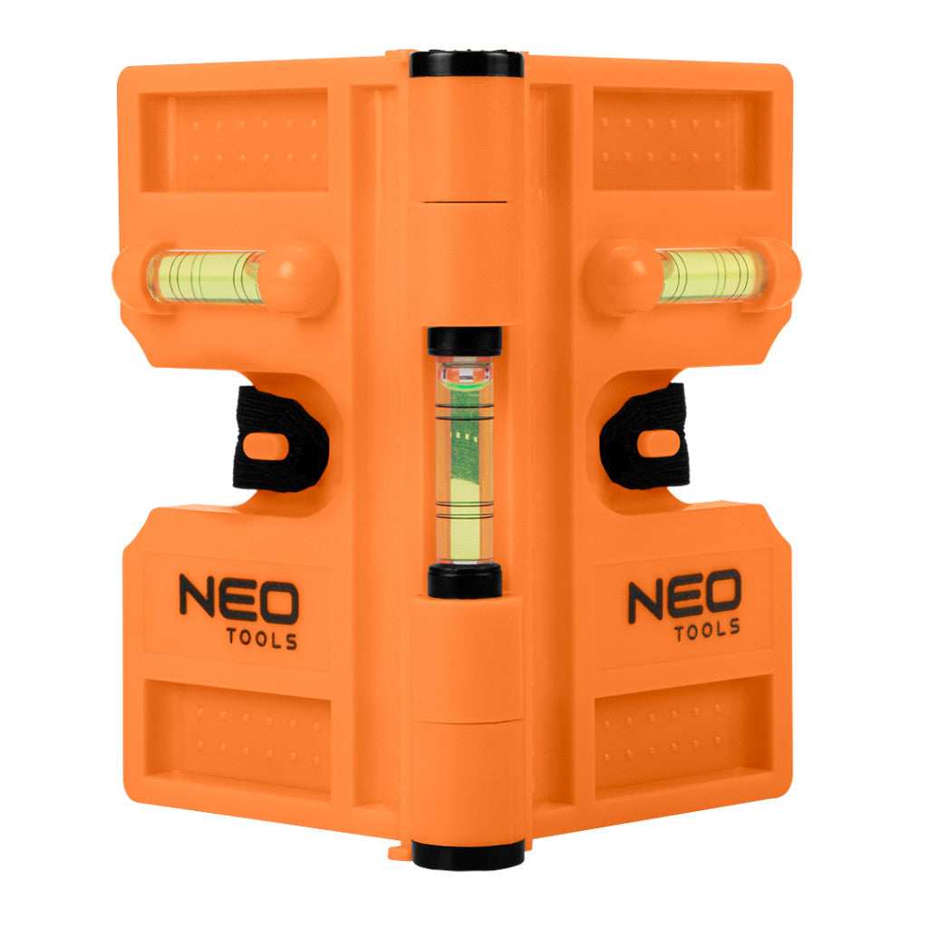 NEO TOOLS Oszlopvízmérték, állítható mágneses szárak, 3 libella 71-003