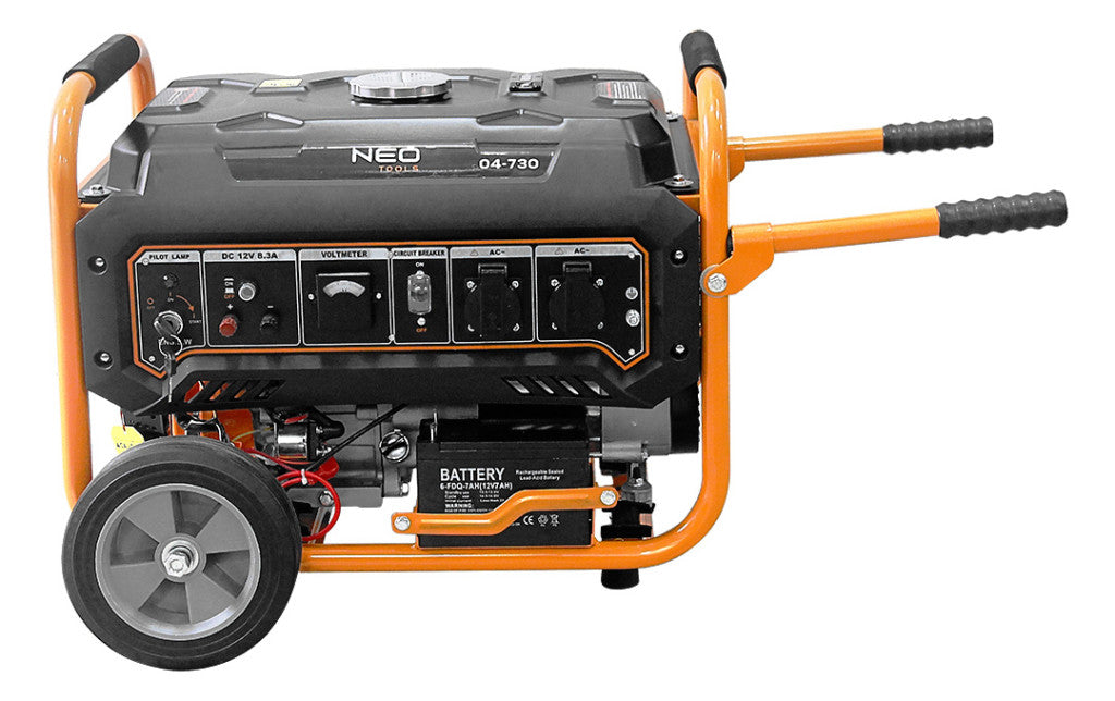 NEO TOOLS Áramfejlesztő, generátor, 2.8-3KW, 4 ütemű benzinmotorral 3 év garanciával 04-730