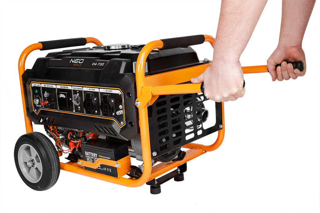NEO TOOLS Áramfejlesztő, generátor, 2.8-3KW, 4 ütemű benzinmotorral 3 év garanciával 04-730