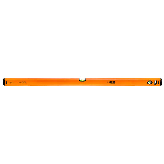 NEO TOOLS Vízmérték 120cm, 2 libella, 1 mart talp 25 év garanciával 71-065