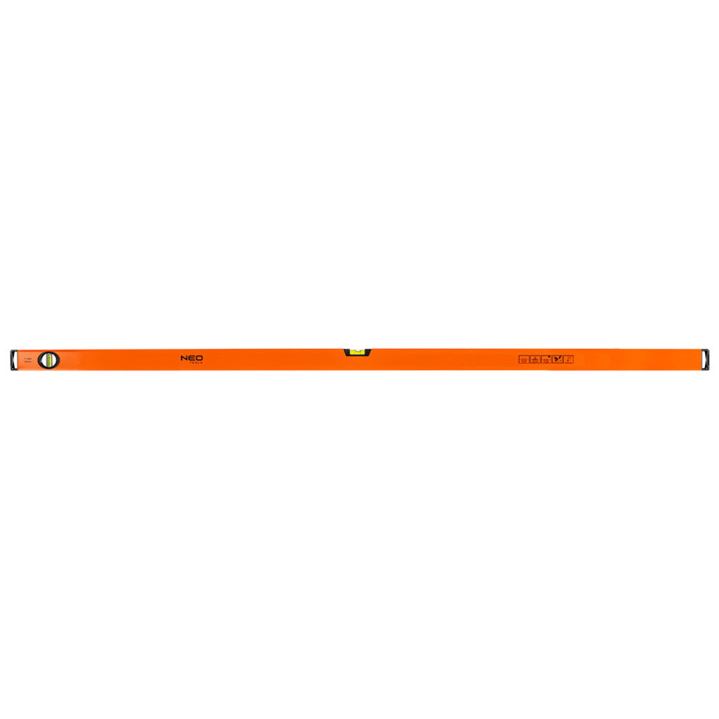 NEO TOOLS Vízmérték, alumínium, 2 libella, mart talp, 150cm, Minimum rendelés: 3db 25 év garanciával 71-086