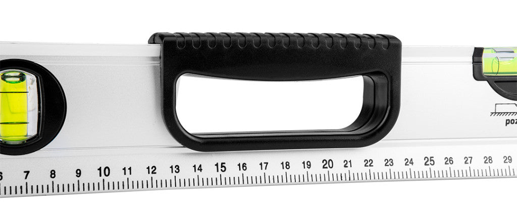NEO TOOLS Vízmérték, alumínium, lejtésmérő, 5 libella, fogantyú, 80cm 71-123