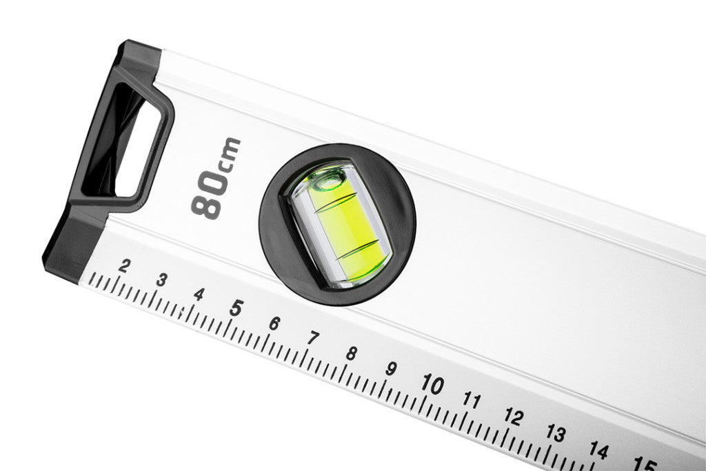 NEO TOOLS Vízmérték, alumínium, lejtésmérő, 5 libella, fogantyú, 80cm 71-123