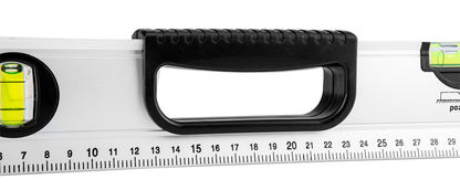 NEO TOOLS Vízmérték, alumínium, lejtésmérő, 5 libella, fogantyú, 100cm 71-124