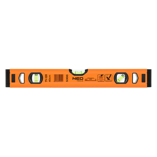 NEO TOOLS Vízmérték, alu, 3 libellás, S 300, 40cm 71-131