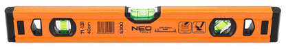NEO TOOLS Vízmérték, alu, 3 libellás, S 300, 40cm 71-131