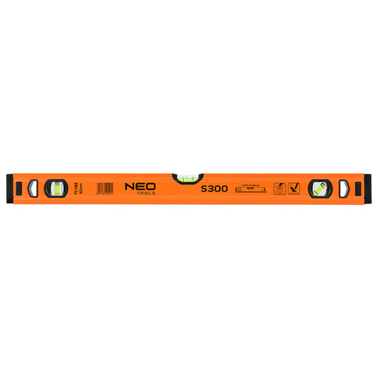NEO TOOLS Vízmérték, alu, 3 libellás, S 300, 60cm 71-132
